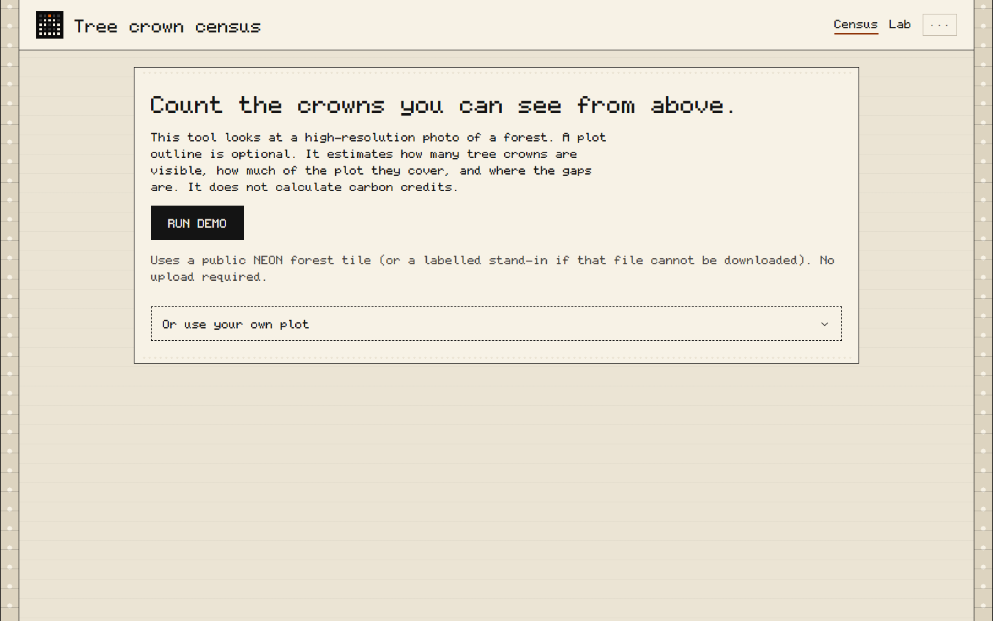 Flora Carbon AI Hackathon — Tree Crown Census