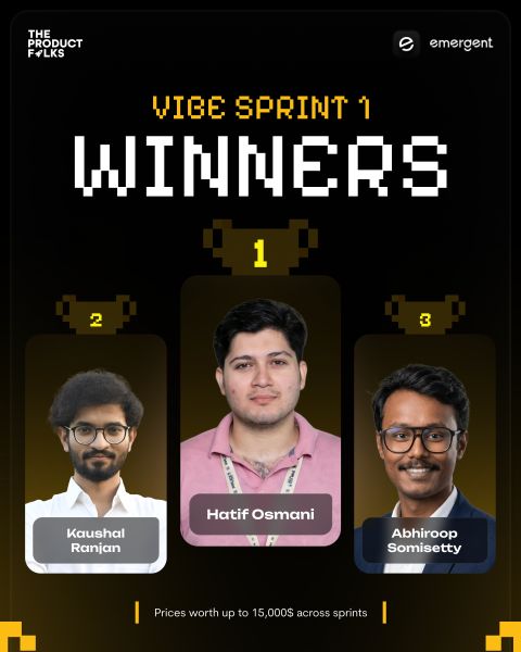 VibeSprint 1.0 — Emergent Product Build